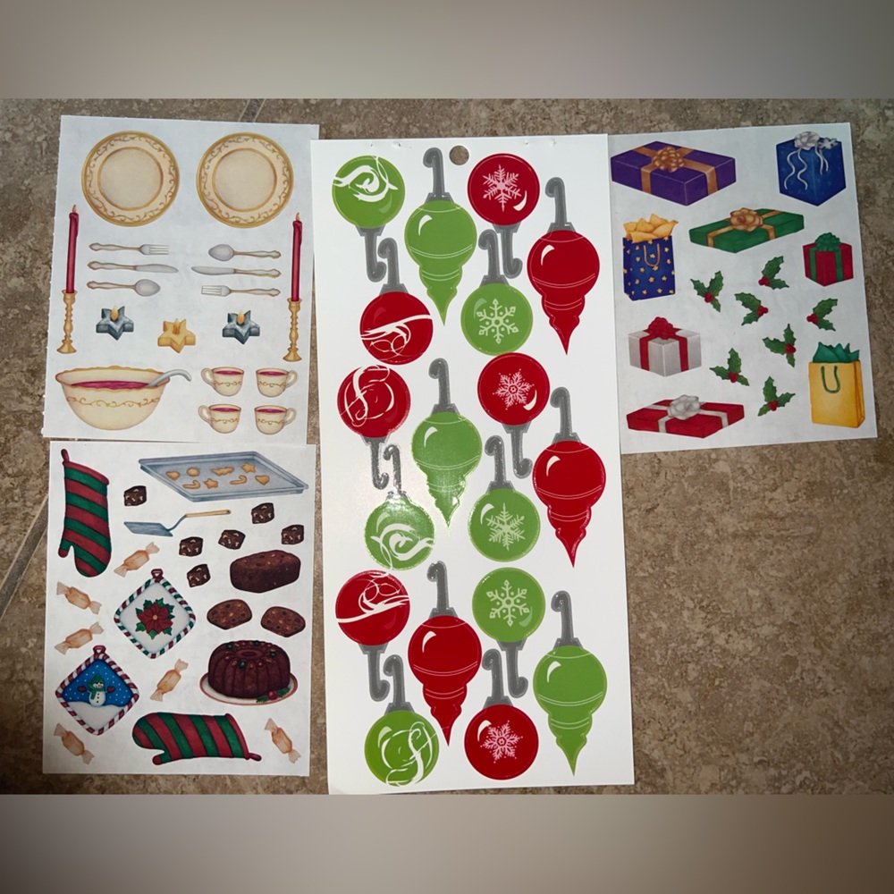 $4 CHRISTMAS SCRAPBOOKING STICKERS. NEW. $4 IF BUNDLED - Picture 3 of 15
